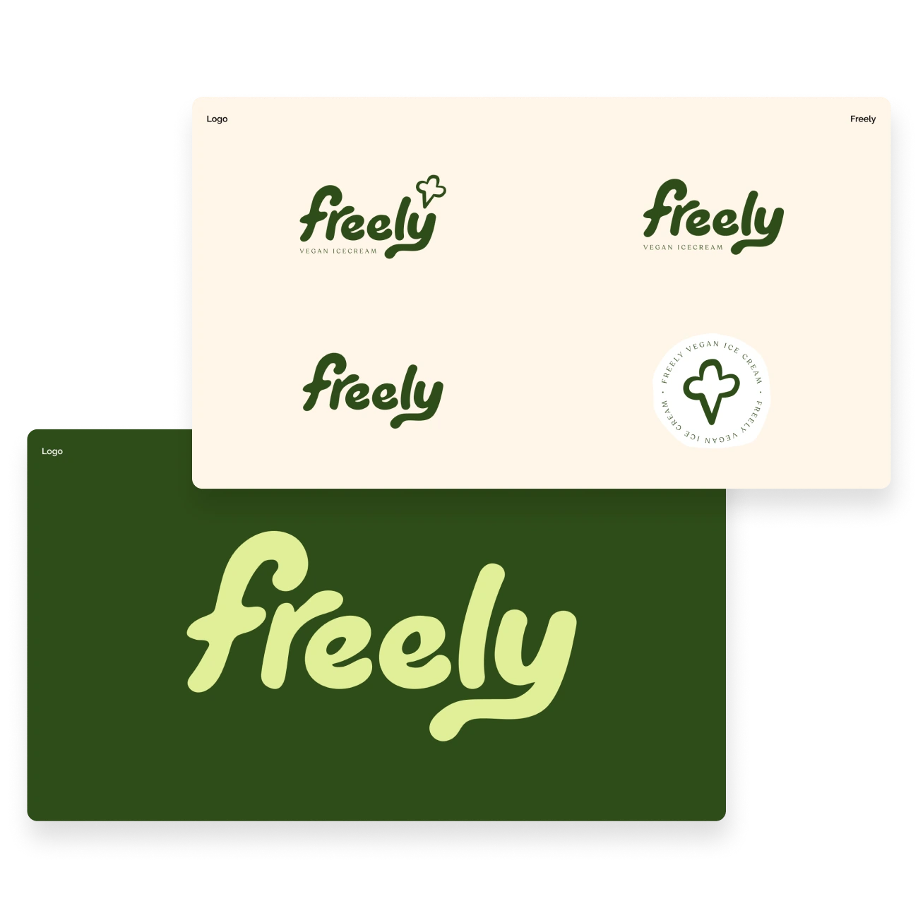 Freely logo ontwerp
