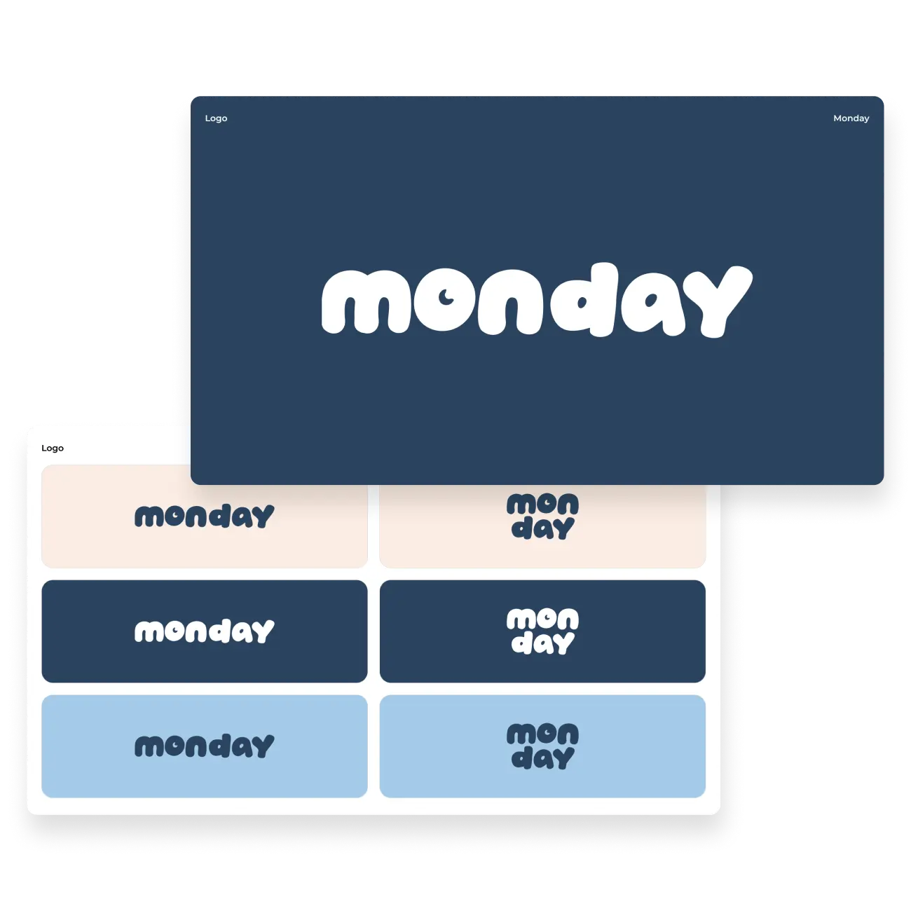 Monday logo ontwerp