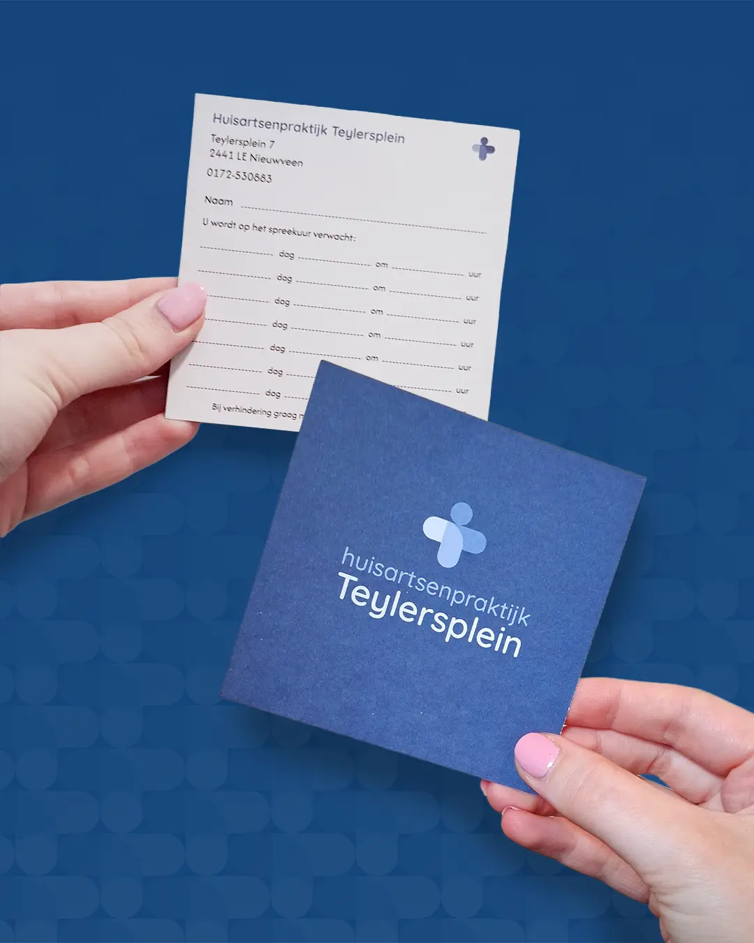Huisartsenpraktijk Teylersplein afsprakenkaart