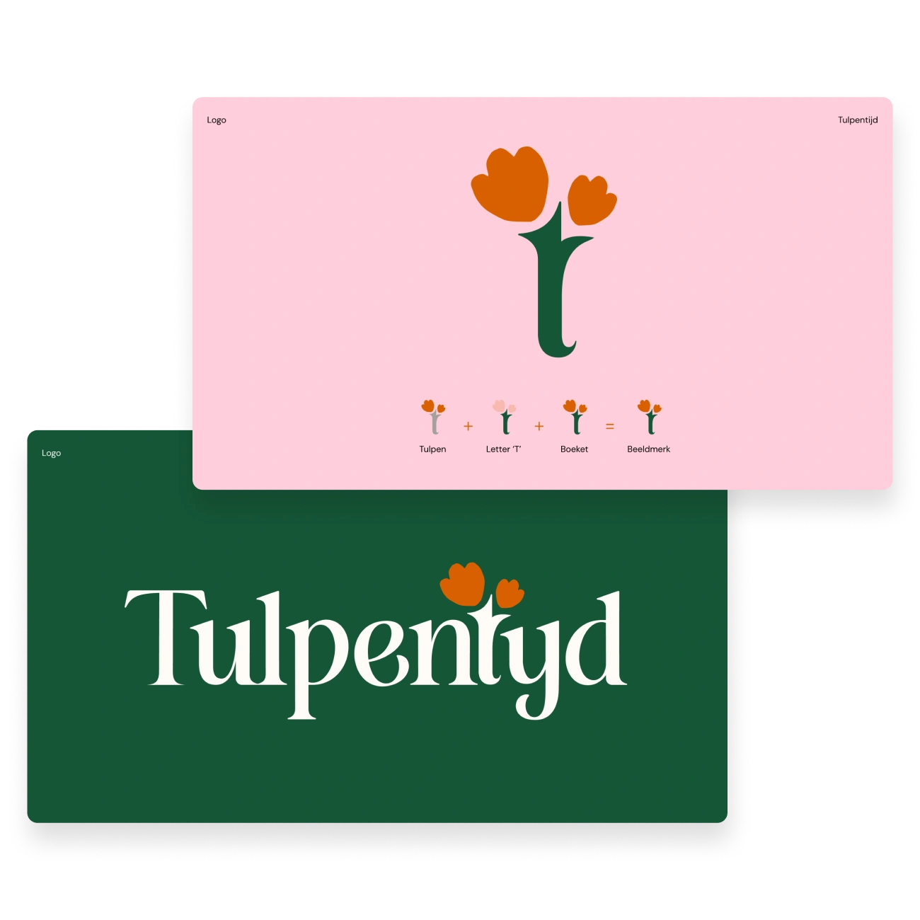 Tulpentijd logo ontwerp